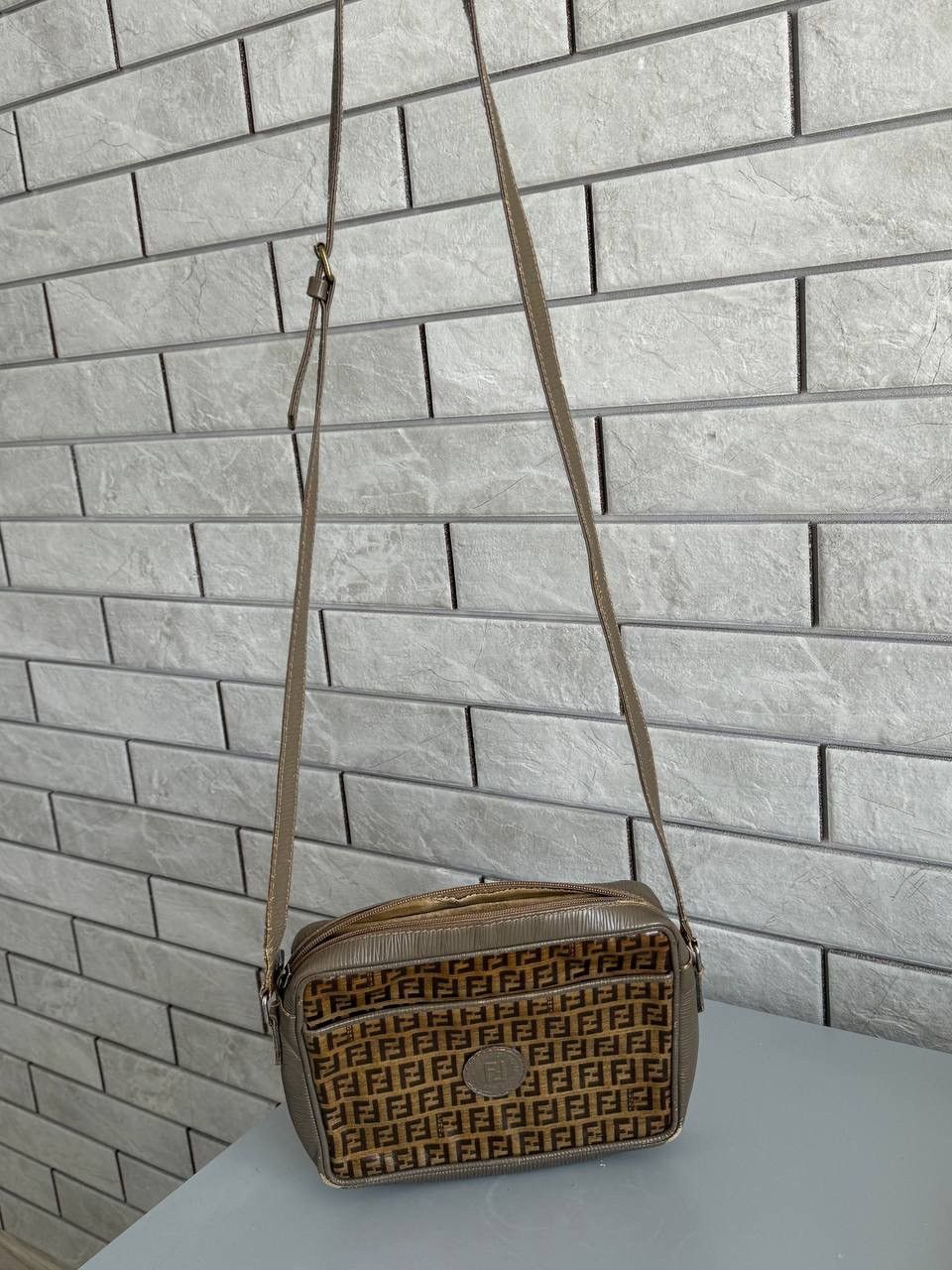 Fendi × Vintage Vintage 70s 80s fendi zucca monogram messenger bag Size ONE SIZE - 3 Thumbnail