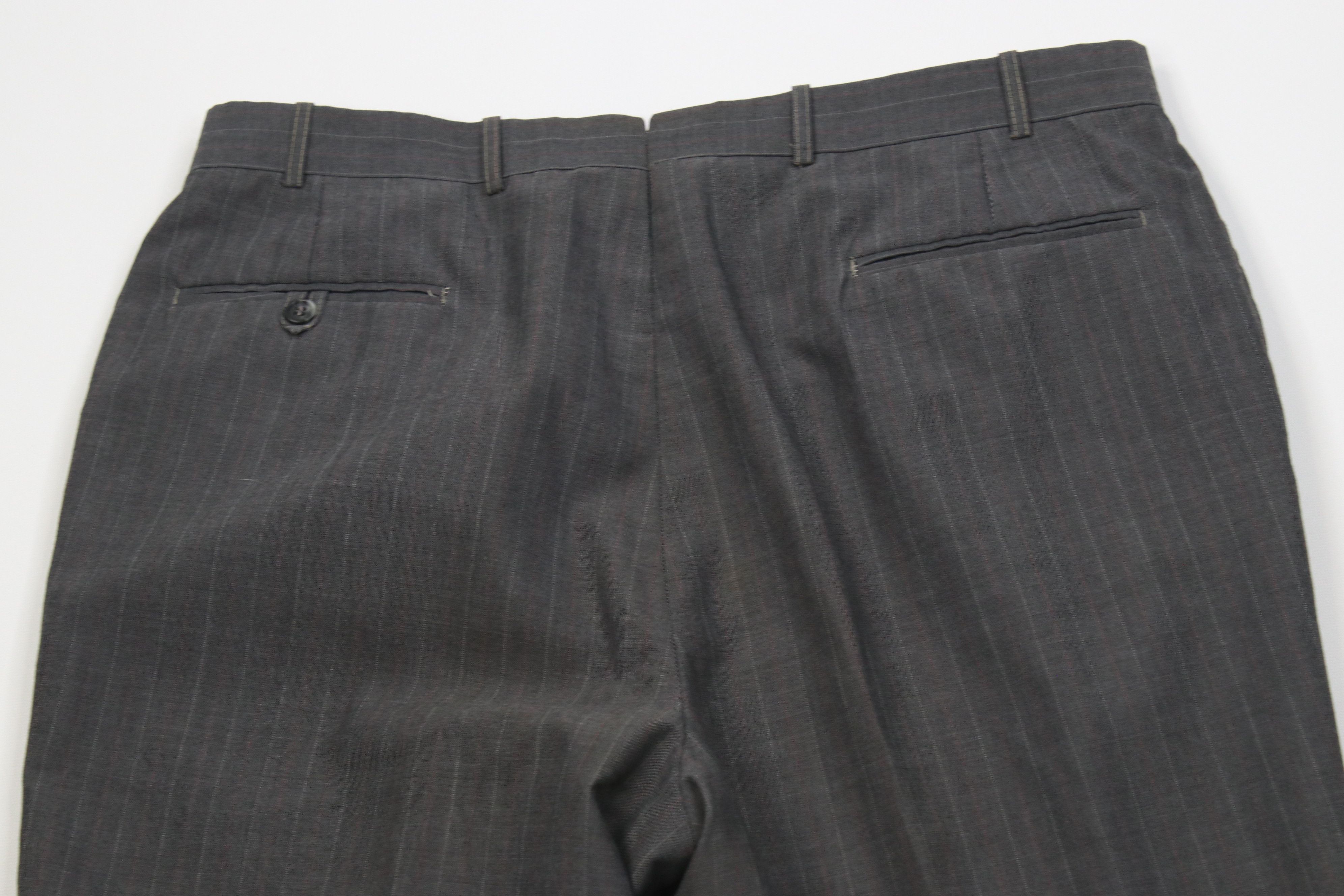 Vintage Vintage 70s Streetwear Wool Knit Wide Leg Chino Pants Size US 36 / EU 52 - 12 Thumbnail
