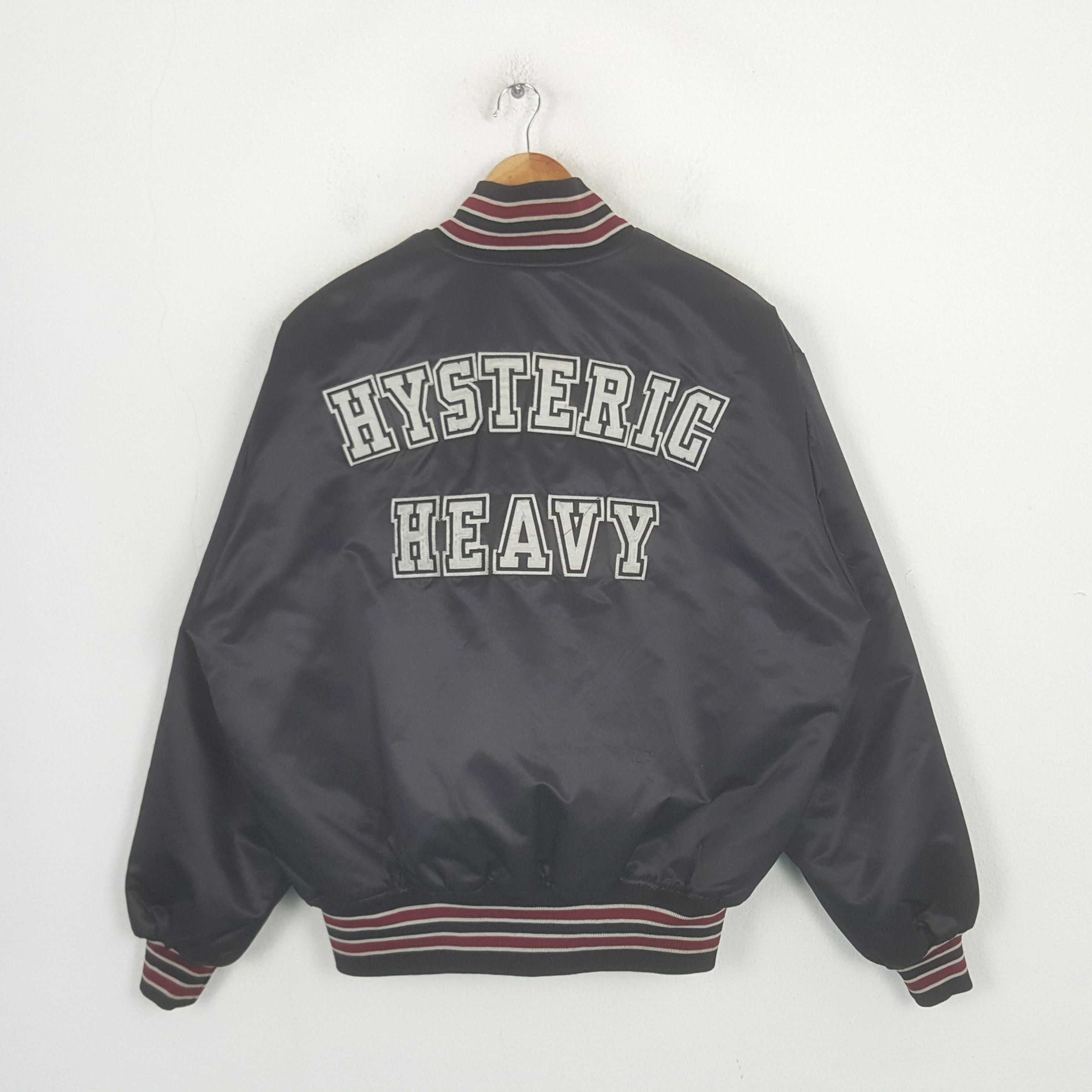 Hysteric Glamour Vintage Hysteric Heavy Japanese Brand Varsity Jacket C303N3 Size US XL / EU 56 / 4 - 1 Thumbnail