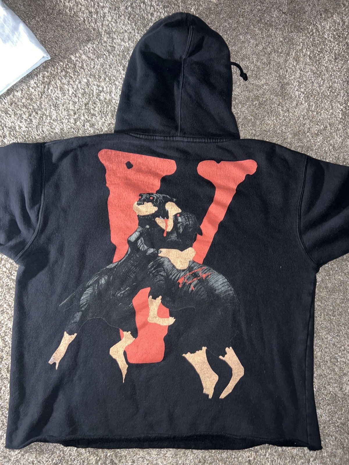 City Morgue × Vlone VLONE CITY MORGUE HOODIE Size US L / EU 52-54 / 3 - 2 Thumbnail