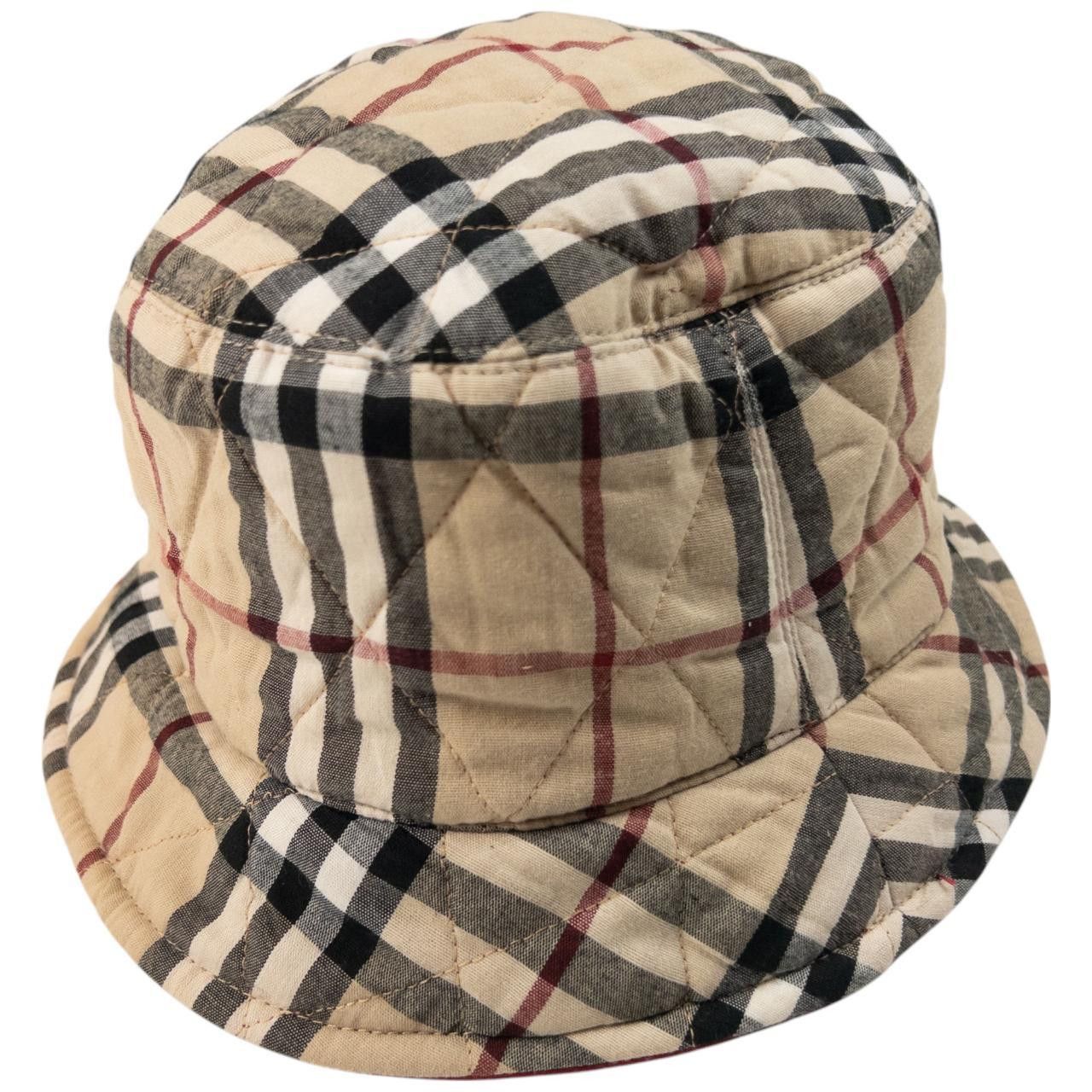 Burberry Burberry Nova Check Reversible Quilted Bucket Hat Size S Size ONE SIZE - 5 Thumbnail