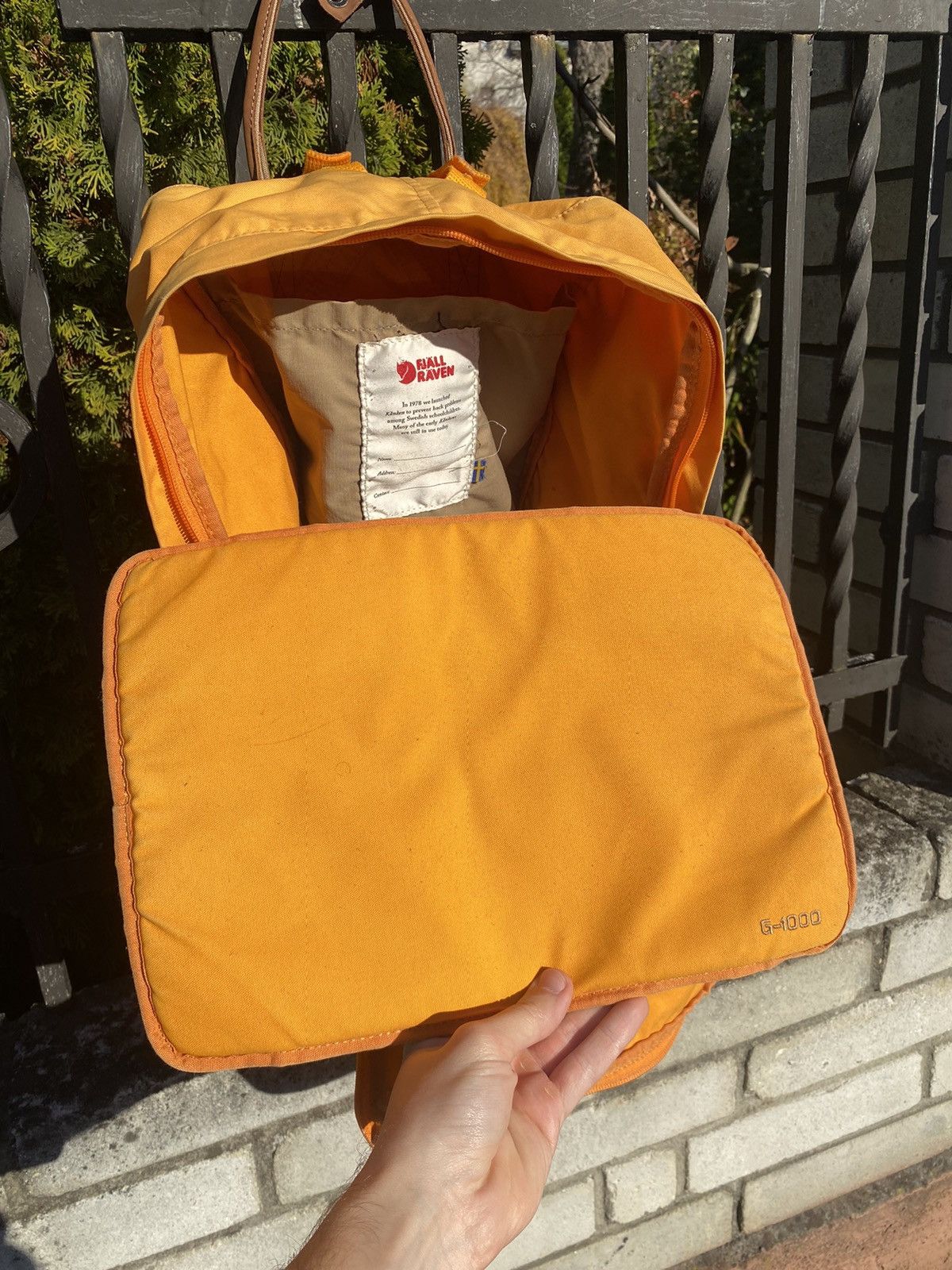 Fjallraven × Vintage Vintage Backpack Fjallraven Kanken No.2 Laptop 15 Acorn Size ONE SIZE - 13 Thumbnail