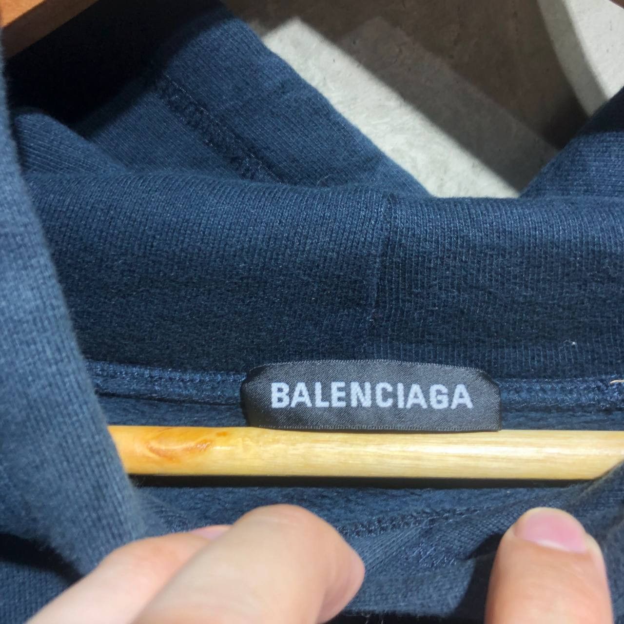 Balenciaga Balenciaga Est. 1917 embroidered Logo hoodie Size US L / EU 52-54 / 3 - 8 Thumbnail