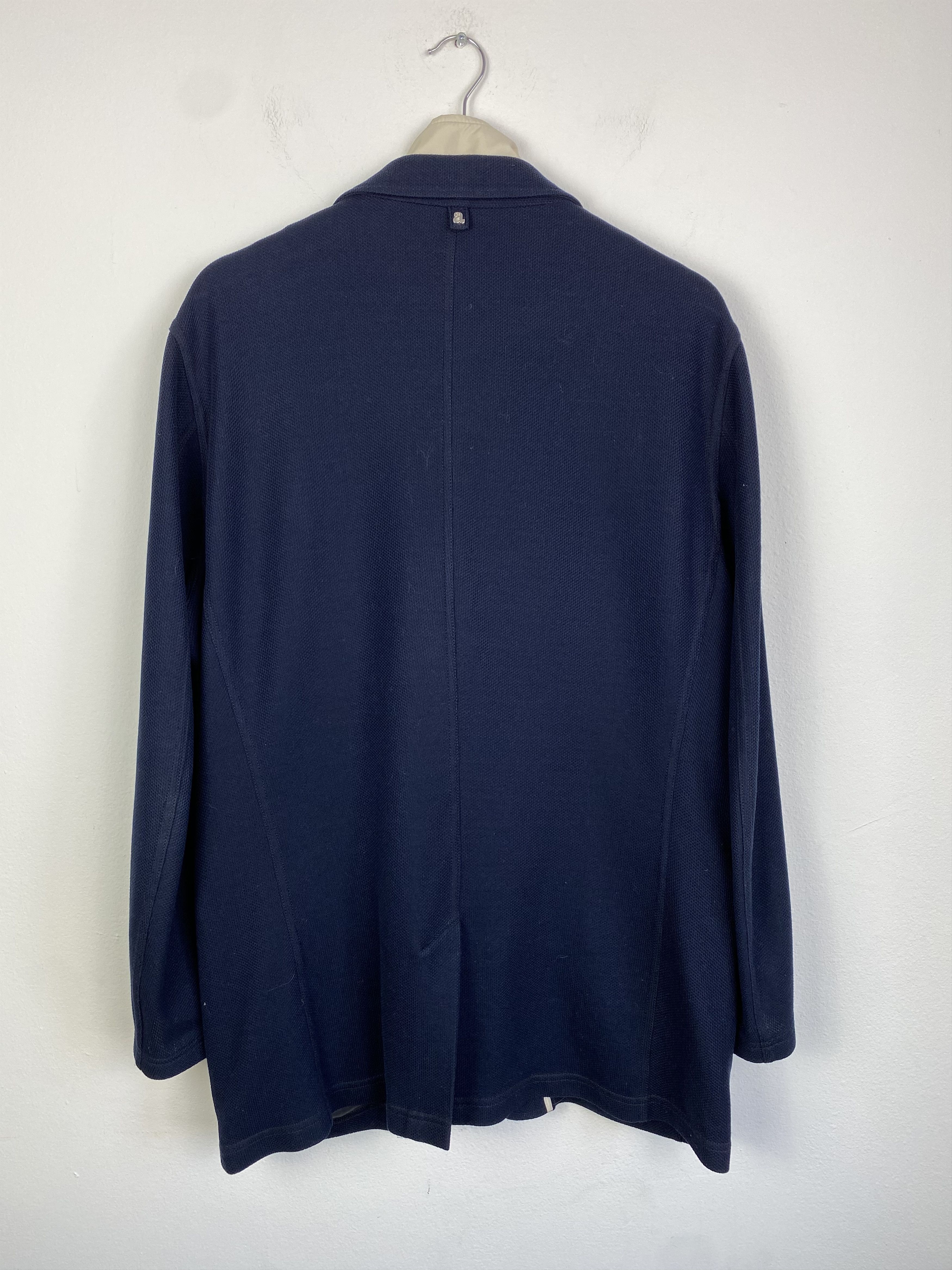 Allegri Allegri Milano Cotton Jersey Relaxed Fit Blazer Size 52 Size 52R - 8 Thumbnail