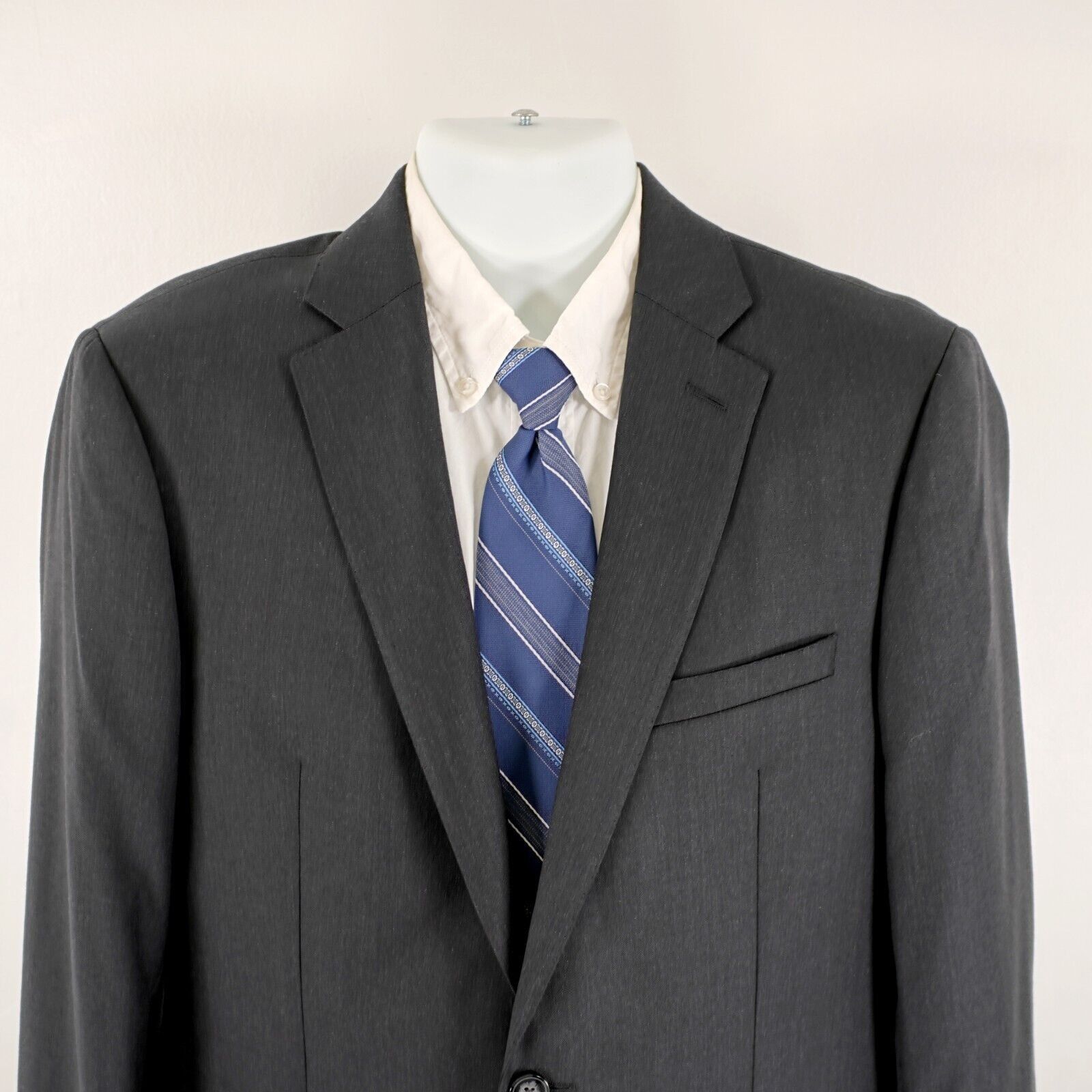 Calvin Klein Calvin Klein Wool Gray 2 Button Blazer 40S Tagged 42R Size 40S - 1 Thumbnail