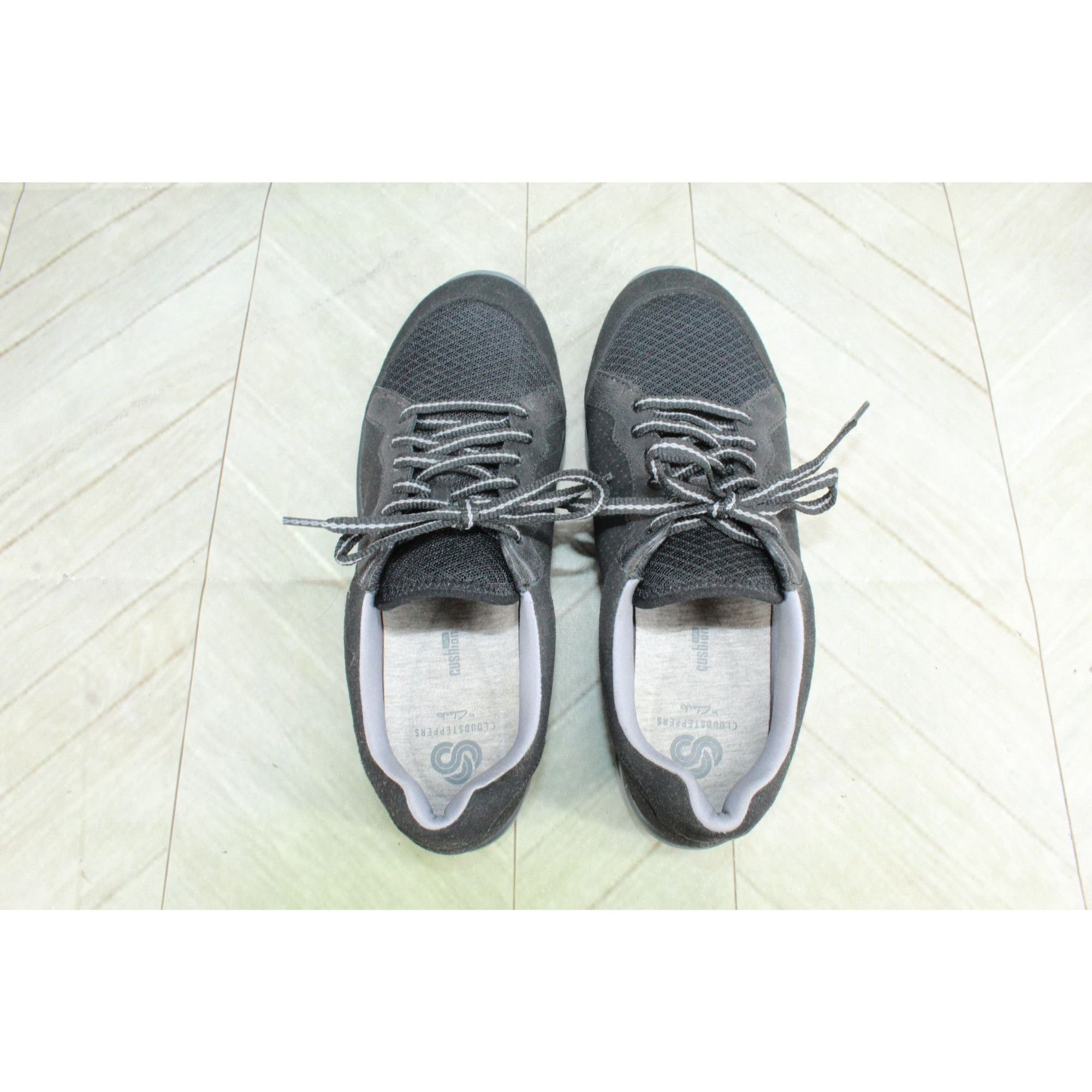 Clarks Clarks Cloudstepper Black Nylon Cushioned Casual Sneakers Size US 6.5 / IT 36.5 - 7 Thumbnail