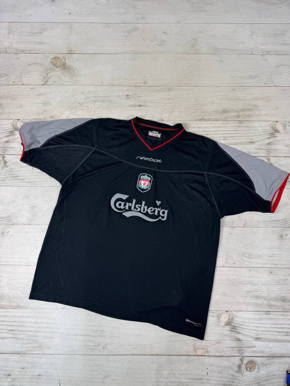 Vintage Reebok Liverpool 2002 2004 Away Shirt Soccer Jersey