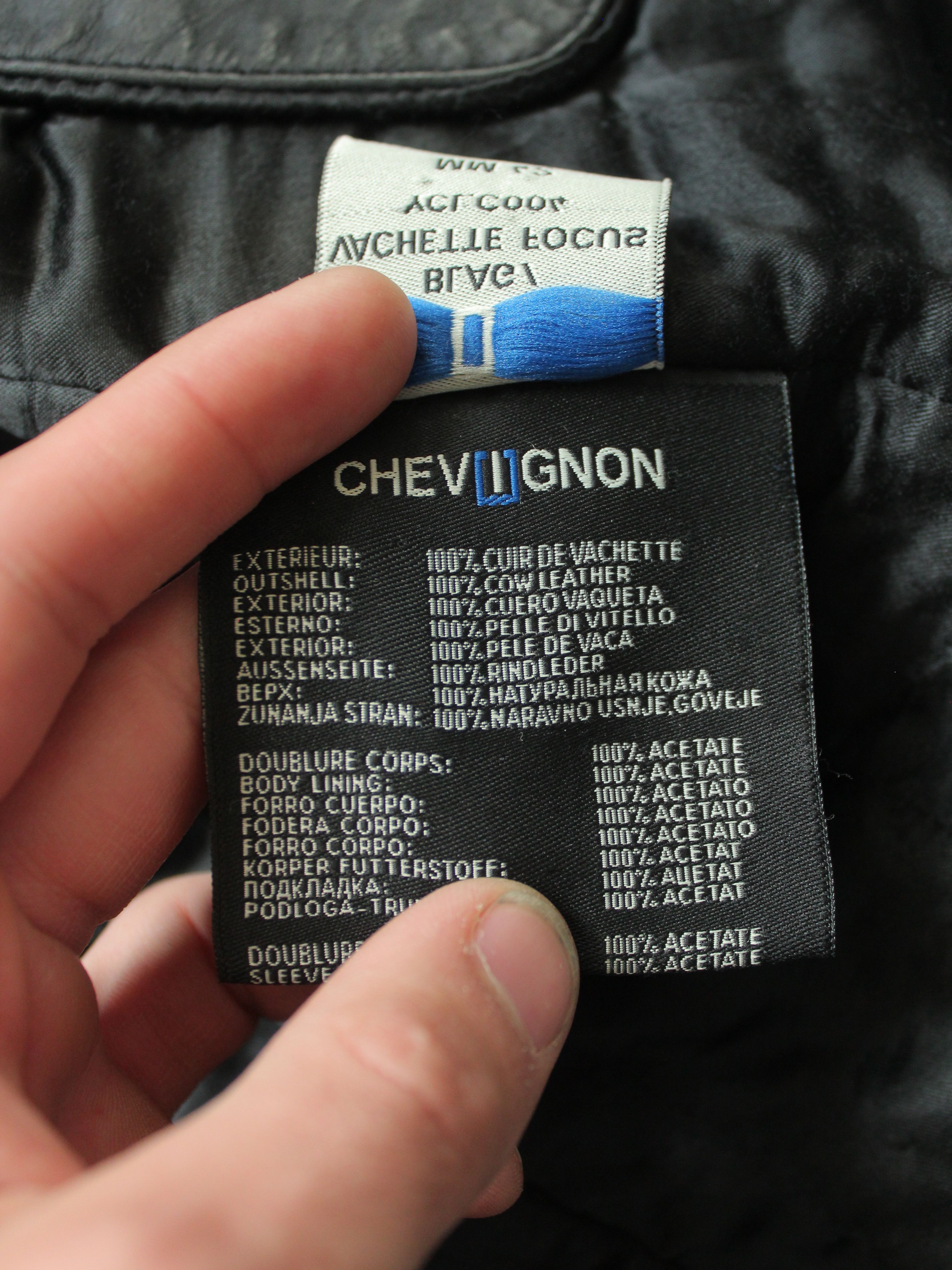 Chevignon Chevignon Vintage Racer Leather Jacket Black M Size US M / EU 48-50 / 2 - 19 Thumbnail