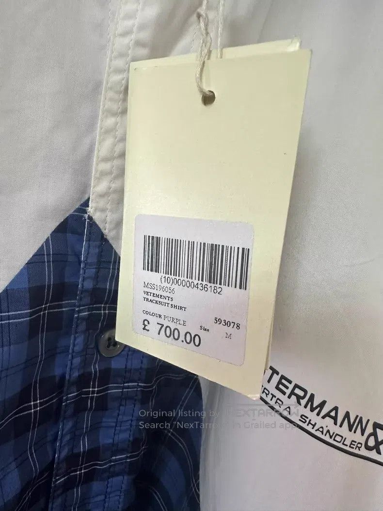 Vetements VETEMENTS Plaid Patchwork Shirt Size US M / EU 48-50 / 2 - 3 Thumbnail