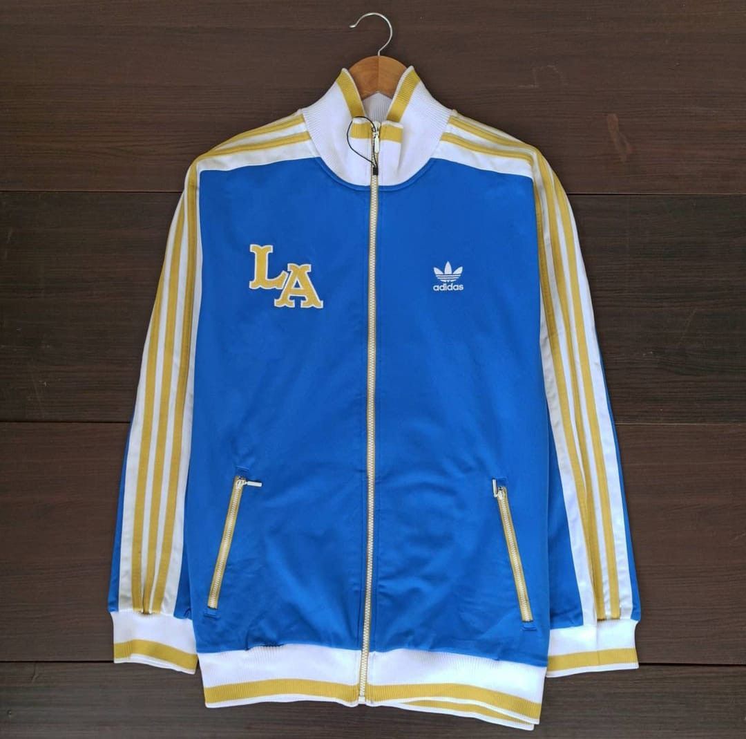 Vintage Adidas Los angeles city series tracktop jacket Size US XL / EU 56 / 4 - 2 Thumbnail