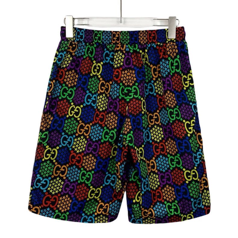 Gucci Gucci Color-blocking double G pattern full print mulberry s Size US 28 / EU 44 - 2 Thumbnail