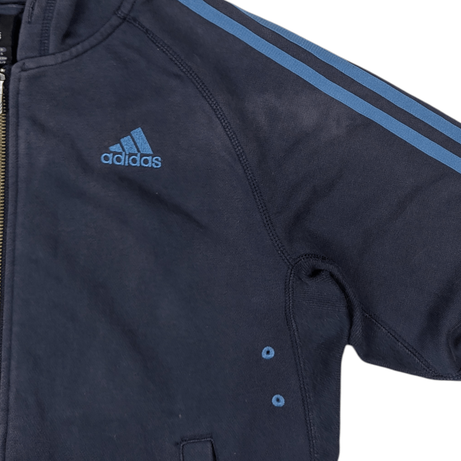 Adidas ADIDAS Zipper Hoodie Sportswear Sweatshirts Hip Hop Size US S / EU 44-46 / 1 - 8 Thumbnail