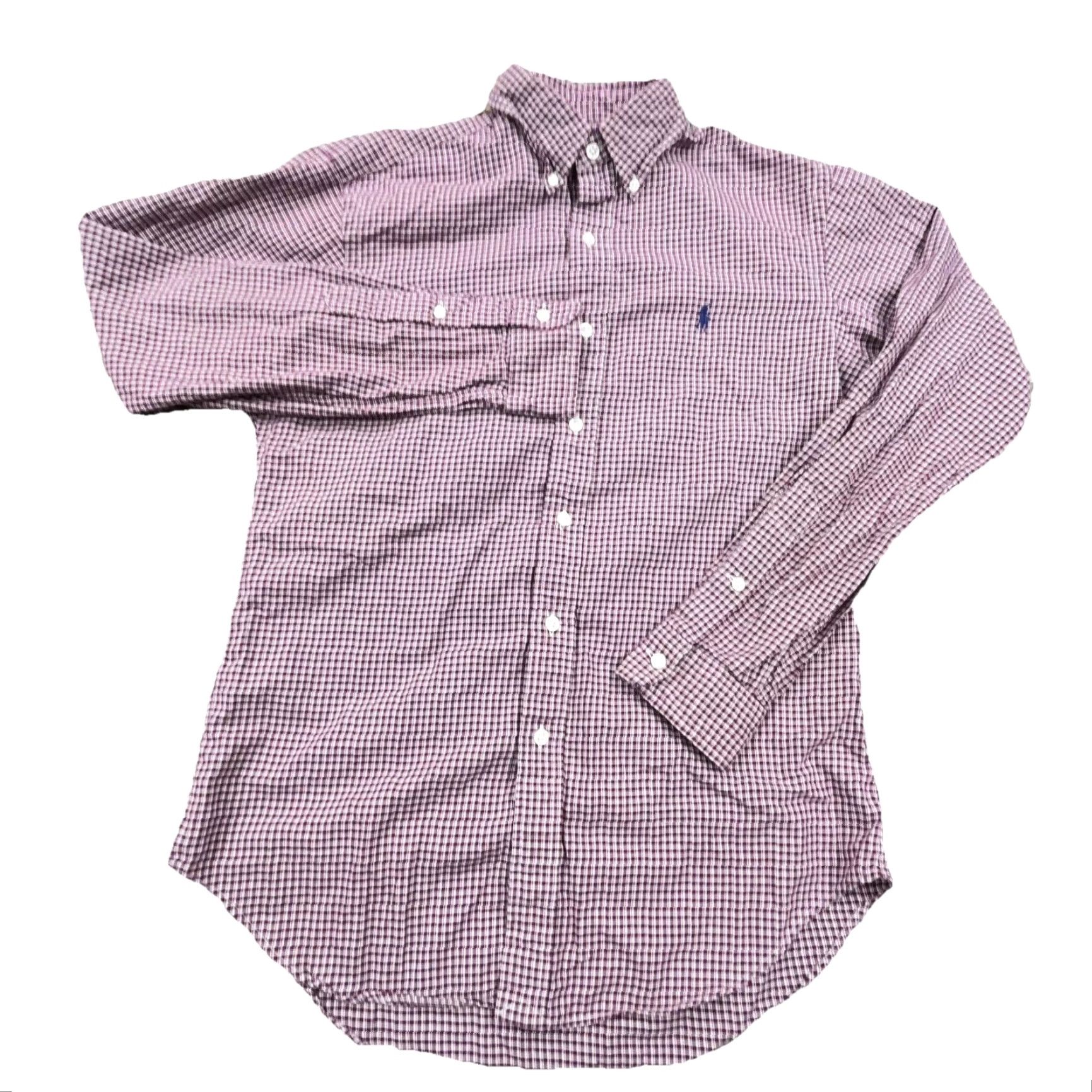 Ralph Lauren Ralph Lauren Shirt Men's Small Red Plaid Button-Up Classic Fit Dress Casual Long Sleeve Size 36R - 2 Thumbnail