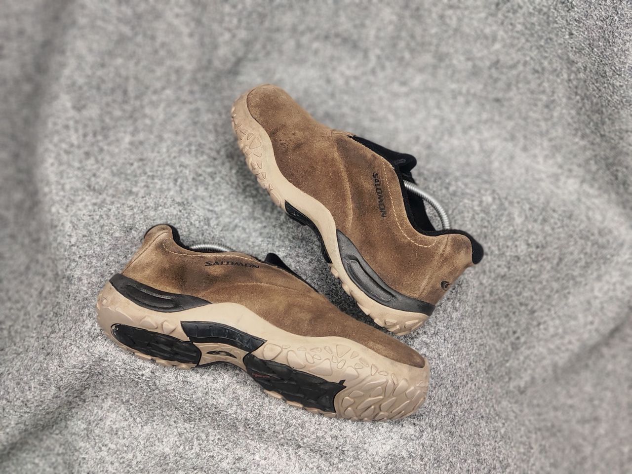 Vintage Salomon Contagrip faded archive slipon sneakers