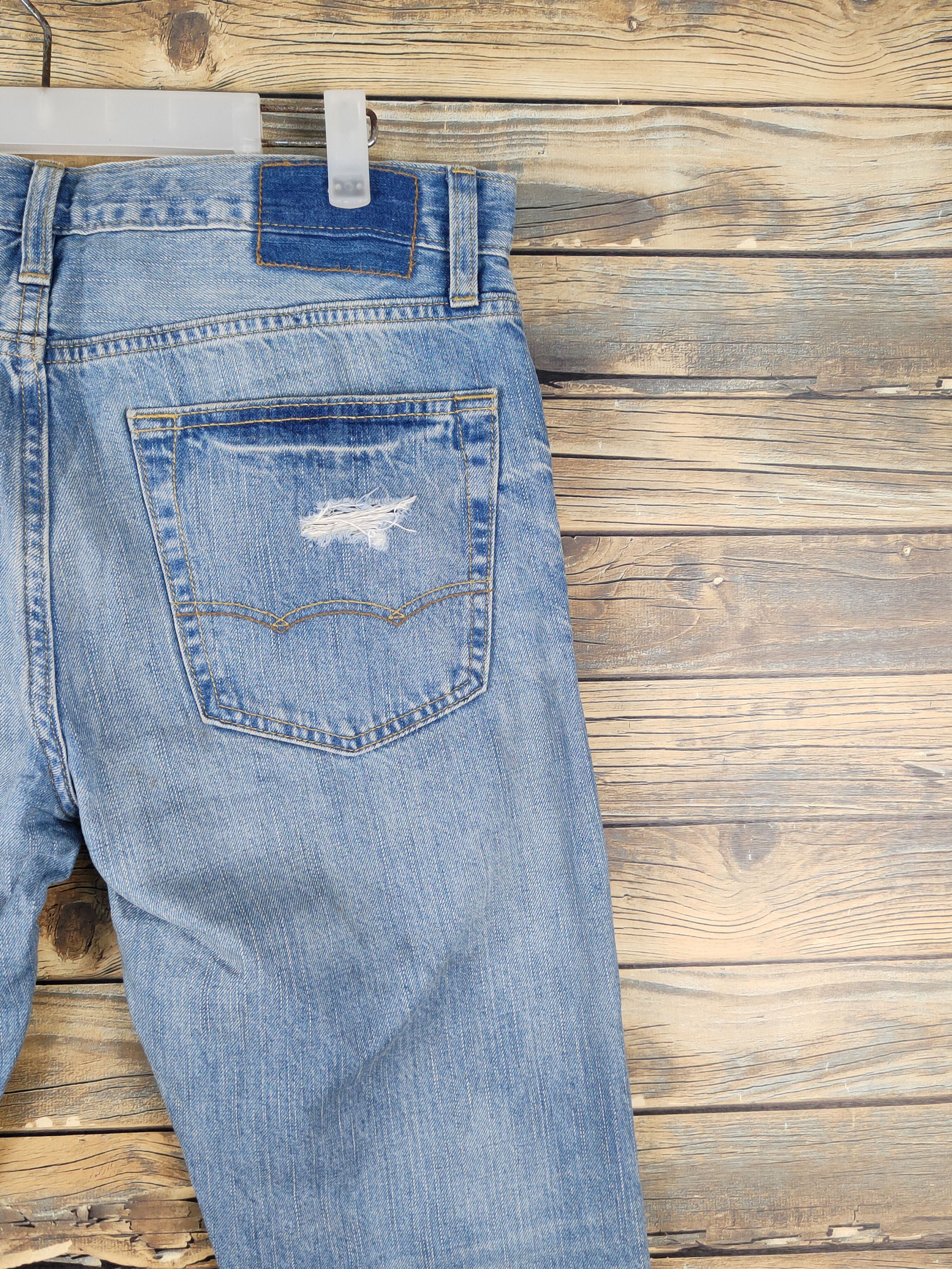 American Eagle Outfitters American Eagle Outfitters Distressed Ripped Jeans #W1411 Size US 32 / EU 48 - 11 Thumbnail