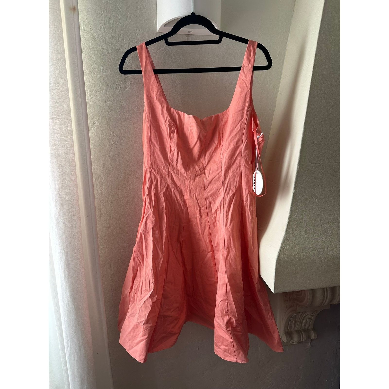 Staud STAUD Mini Wells Dress Grapefruit 14 Size XL / US 12-14 / IT 48-50 - 1 Thumbnail