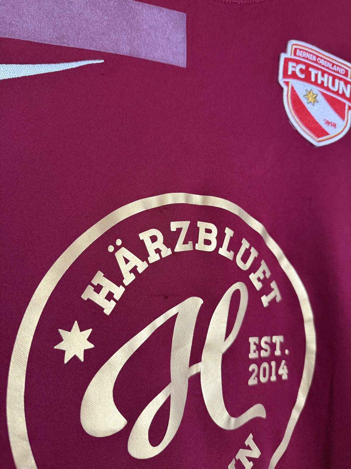 Nike Nike FC Thun Home Shirt Kablan #20 Swiss Super League Jersey Size US M / EU 48-50 / 2 - 20 Thumbnail