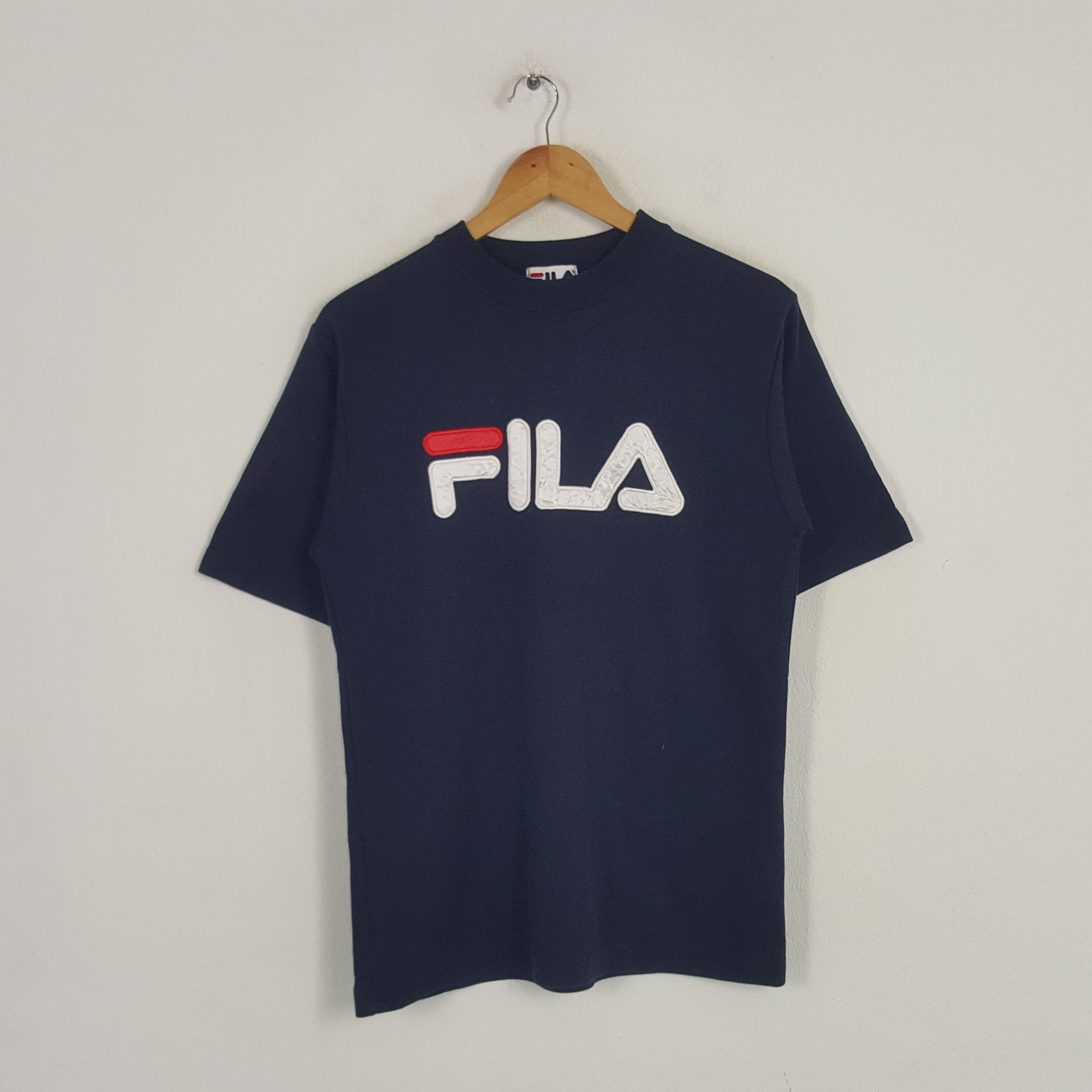 Fila × Vintage Vintage Fila Italian Brand Patchwork Logo Tshirt Size US M / EU 48-50 / 2 - 1 Thumbnail
