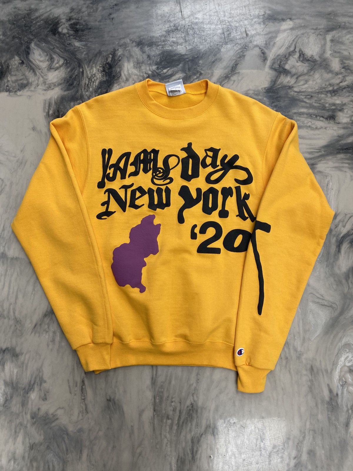 CPFM x yams day champion crewneck small authentic yellow