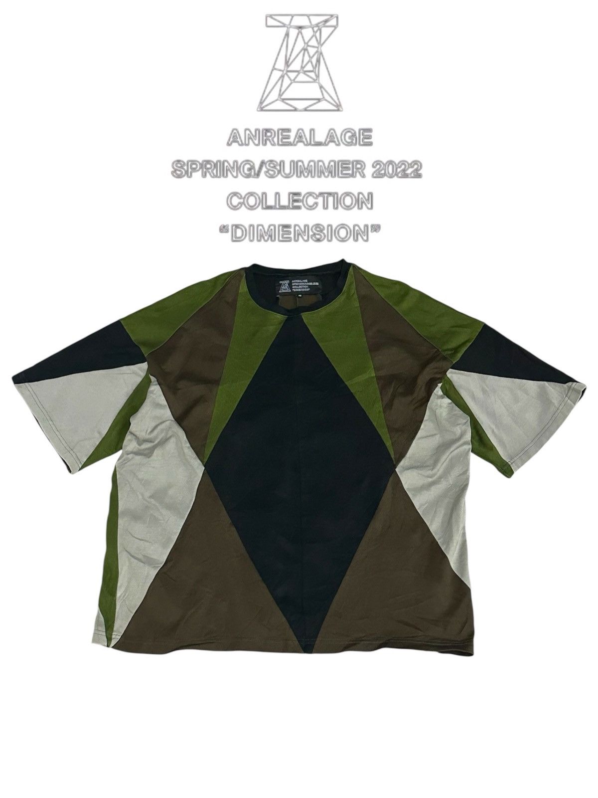 ANREALAGE SS2022 Anrealage Collection "DIMENSION" T-Shirt (Boxy) Size US L / EU 52-54 / 3 - 2 Thumbnail