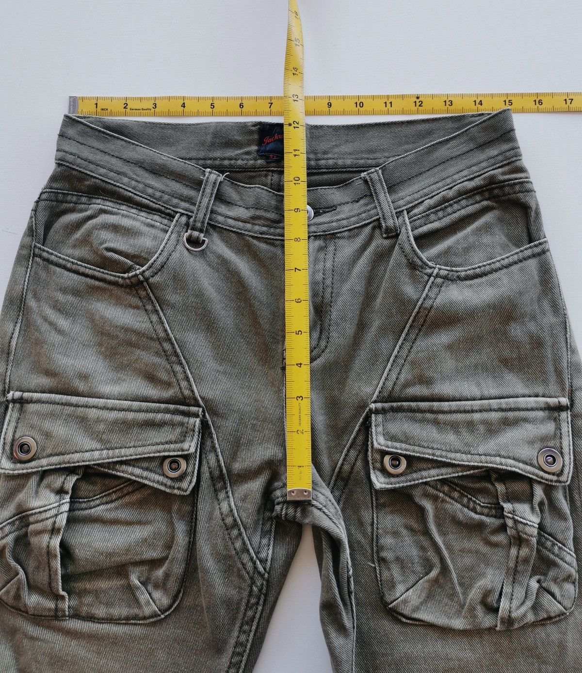 JACKROSE Bootcut Jack Rose Multipocket Cargo Jeans Size US 30 / EU 46 - 10 Thumbnail