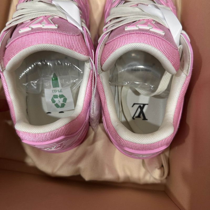 Louis Vuitton Louis Vuitton Pink Trainer Low-Top Sneakers - Size US 7 / EU 40 - 8 Thumbnail