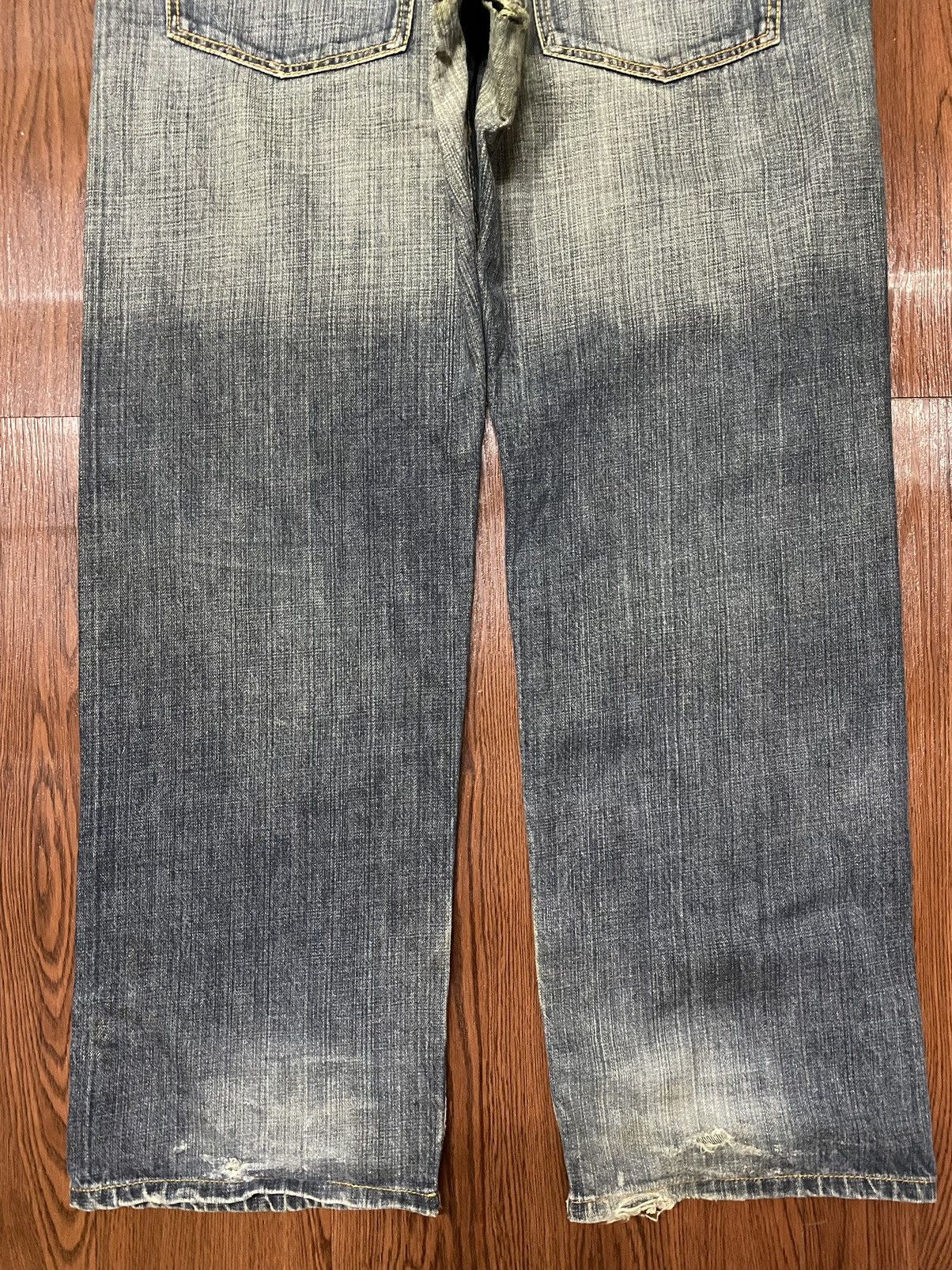 Japanese Brand Vintage Japanese Brands Blue Faded Washed Baggy Jeans Size US 38 / EU 54 - 7 Thumbnail