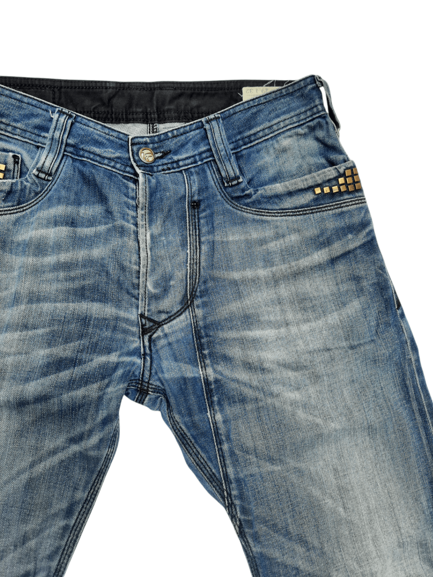 Diesel "DIESEL" distressed denim Size US 29 - 2 Thumbnail