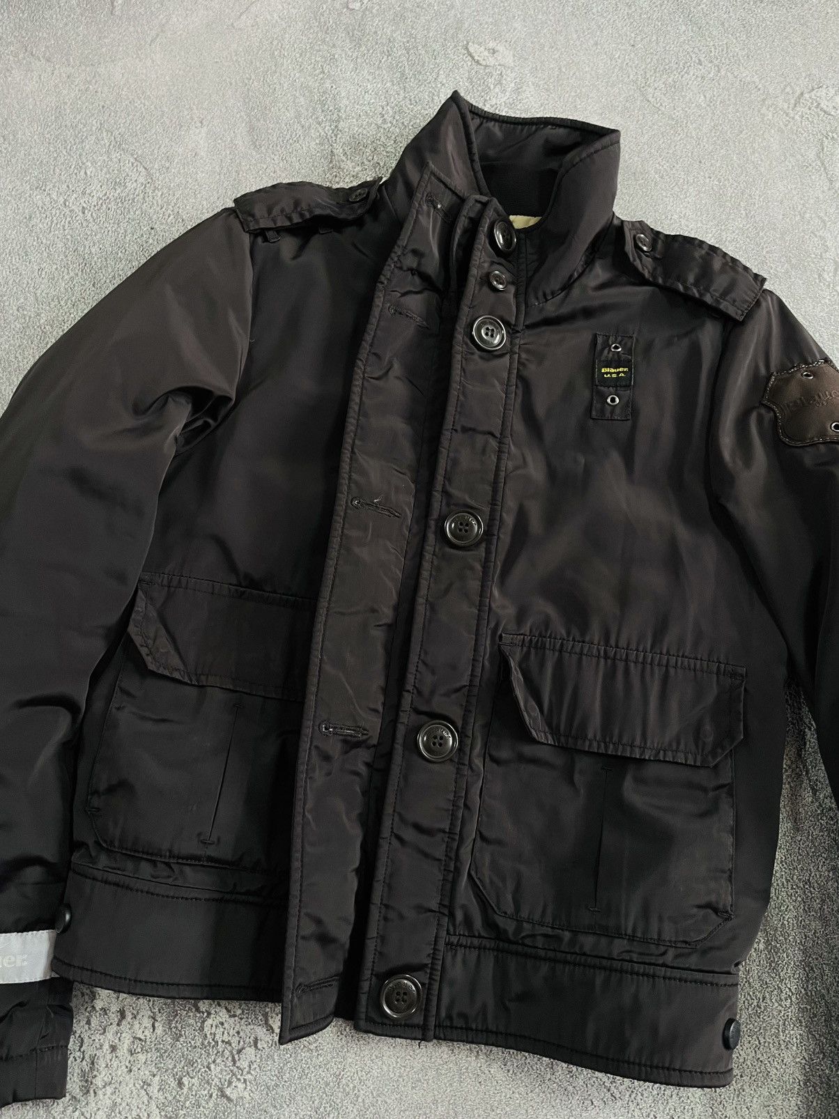 Other Blauer Women Brown Jacket Size S Zip Padded Patch Pockets Size S / US 4 / IT 40 - 18 Thumbnail