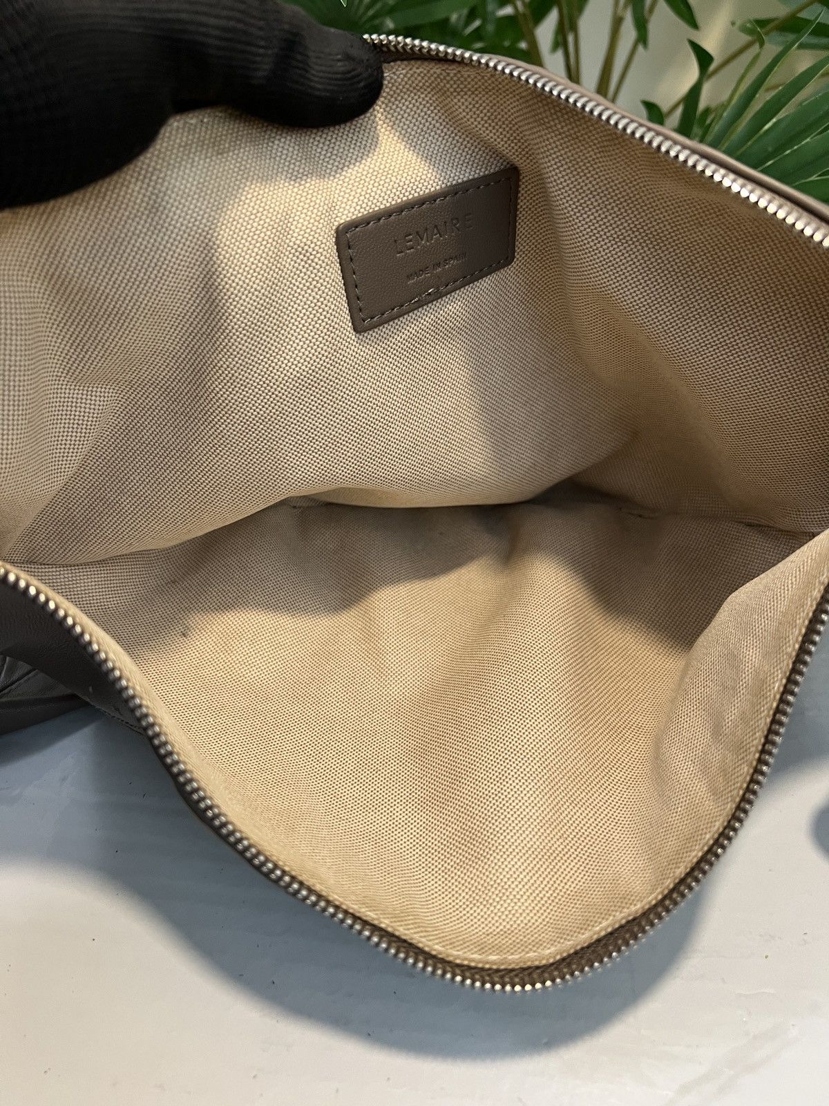 Lemaire LEMAIRE Croissant Medium Mink Cotton Shoulder Bag Size ONE SIZE - 13 Thumbnail