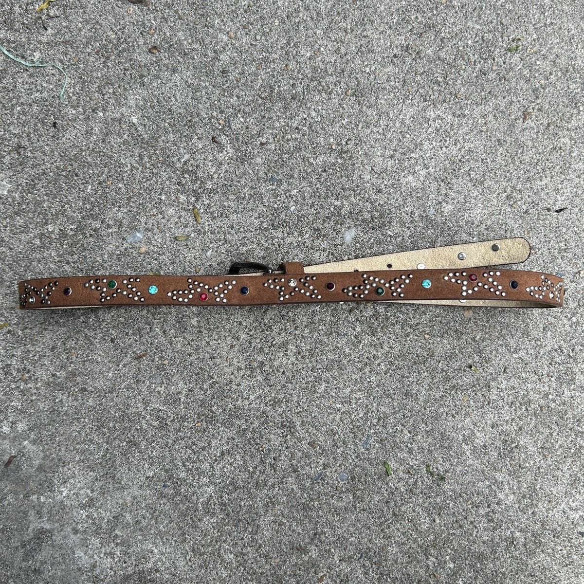 Vintage Vintage studded leather belt ⭐️ (Kapital Style) Size ONE SIZE - 6 Thumbnail