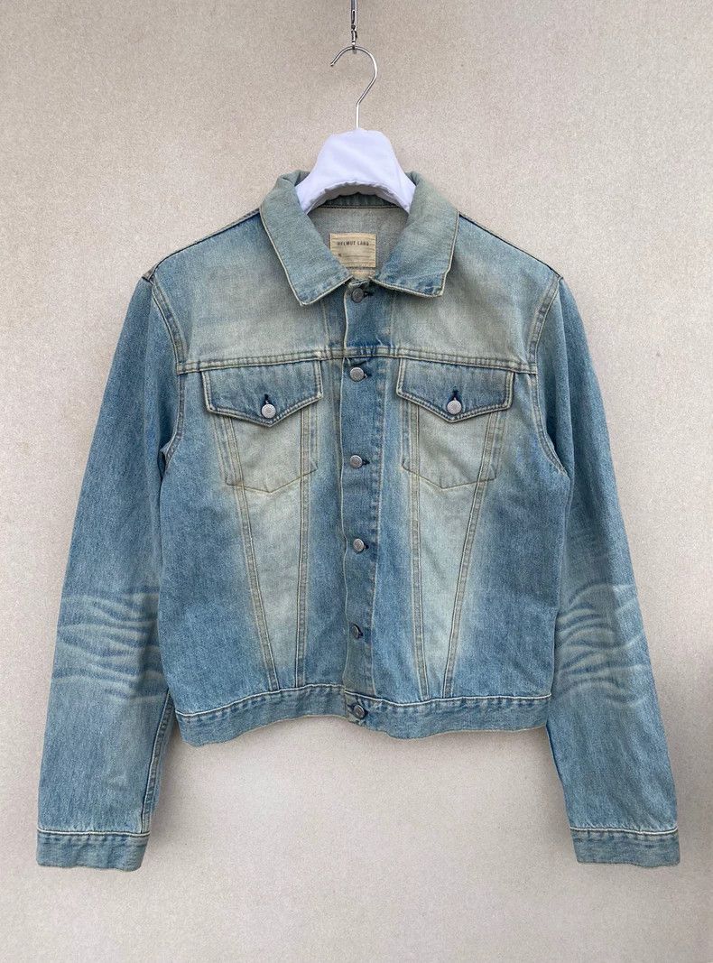 Helmut Lang HELMUT LANG size52 Sand-washed denim jacket Size US L / EU 52-54 / 3 - 1 Thumbnail