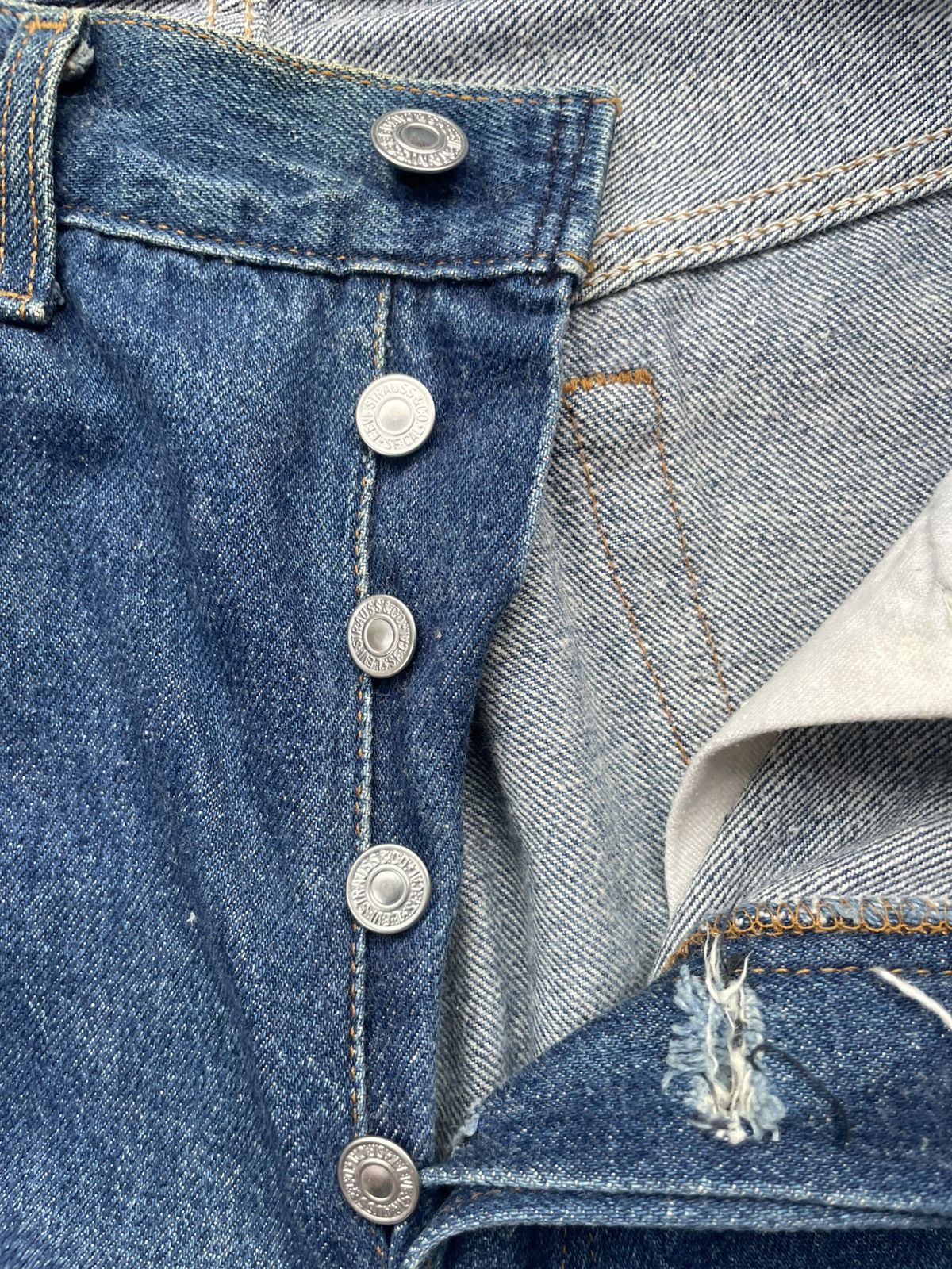 Levi's Vintage 1989 Levis 501 XX Usa Size US 30 / EU 46 - 21 Thumbnail
