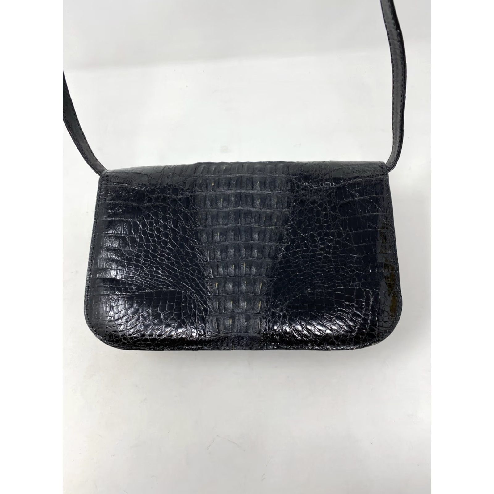 Vintage VINTAGE KAIYO Japanese Crocodile Handbag Shoulder/Crossbody 70s 80s Exotic Purse Size ONE SIZE - 5 Thumbnail