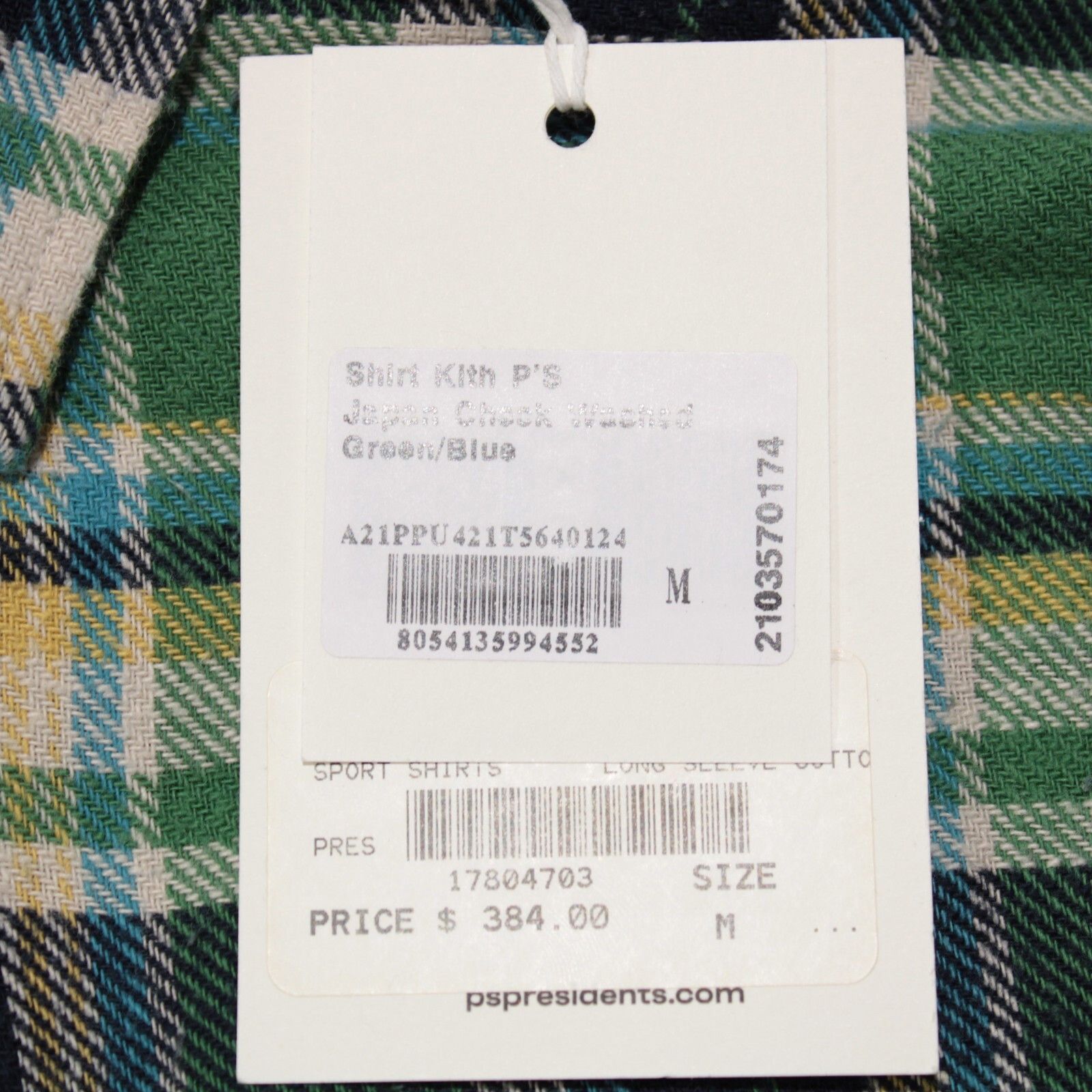 Other President's New with tags Shirt Size M US In Green Size US M / EU 48-50 / 2 - 2 Thumbnail