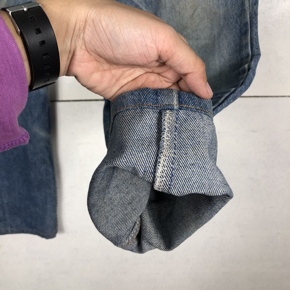Levi's 🔥Vintage Distressed Denim Jeans Levi’s Size US 32 / EU 48 - 15 Thumbnail