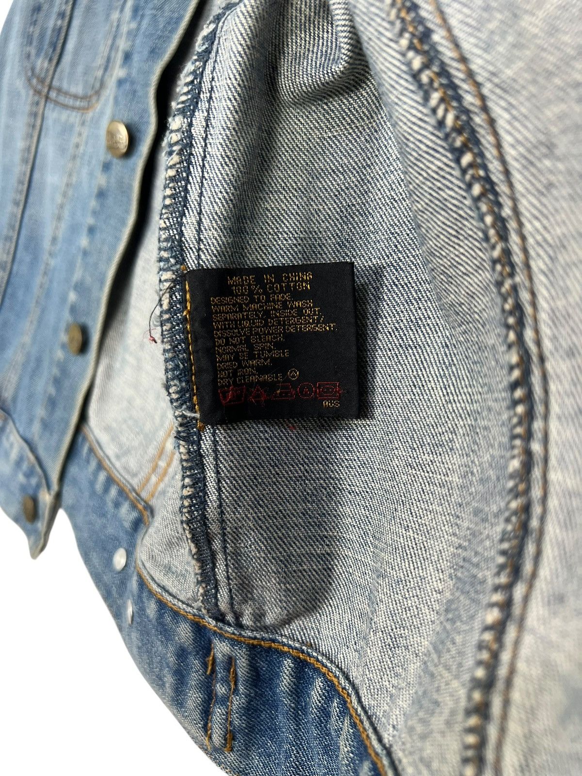 Lee VINTAGE LEE DENIM JACKET Size XS / US 0-2 / IT 36-38 - 13 Thumbnail
