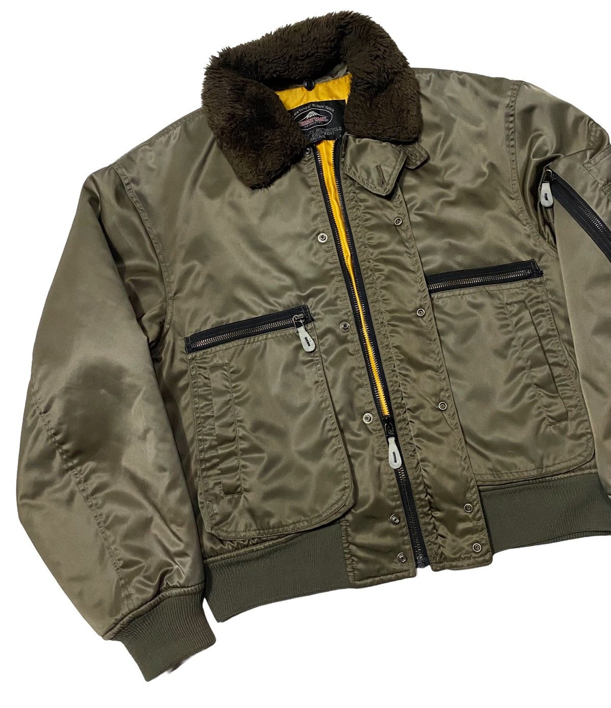 Sports Specialties KUSHITANI HAMAMATSU MOTORCYCLE FUR BOMBER JACKET Size US L / EU 52-54 / 3 - 5 Thumbnail