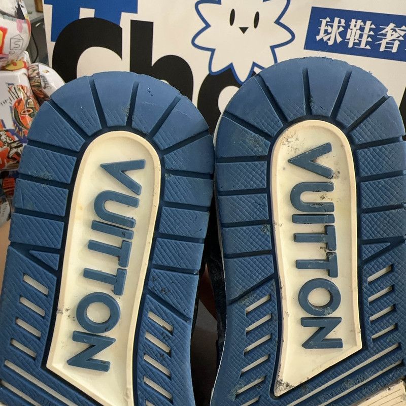 Louis Vuitton Louis Vuitton Denim Low-Top Trainer Sneakers -2508 Size US 5 / EU 37 - 8 Thumbnail