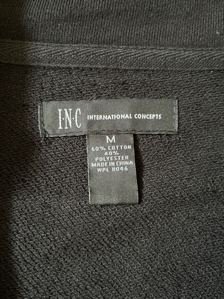 I.N.C Men’s INC International Concepts Cotton Track Jacket Size M Size US M / EU 48-50 / 2 - 3 Thumbnail
