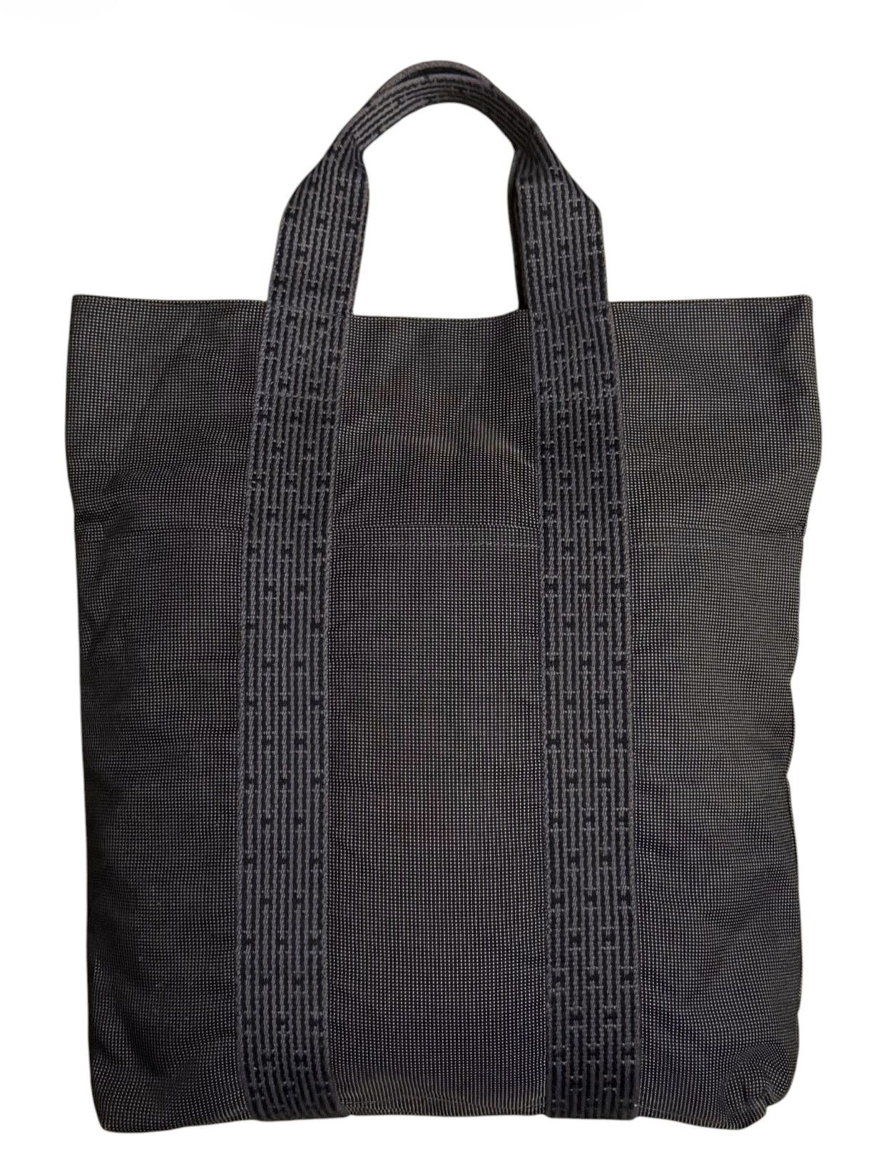 Hermes Hermes Fourre Tout Herline Totes Bag 2000s Dark Gray Canvas Size ONE SIZE - 1 Thumbnail