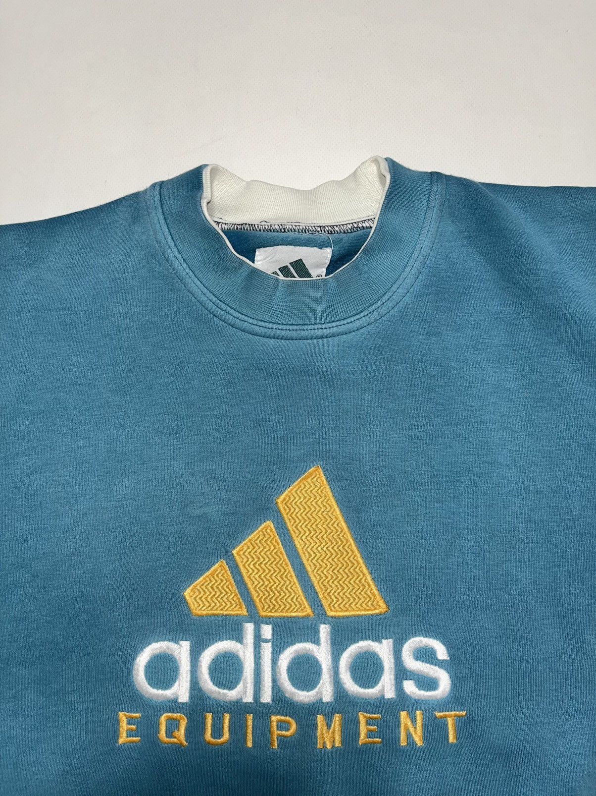 Adidas Vintage 90’s Adidas Equipment perfectly washed sweatshirt Size US L / EU 52-54 / 3 - 3 Thumbnail