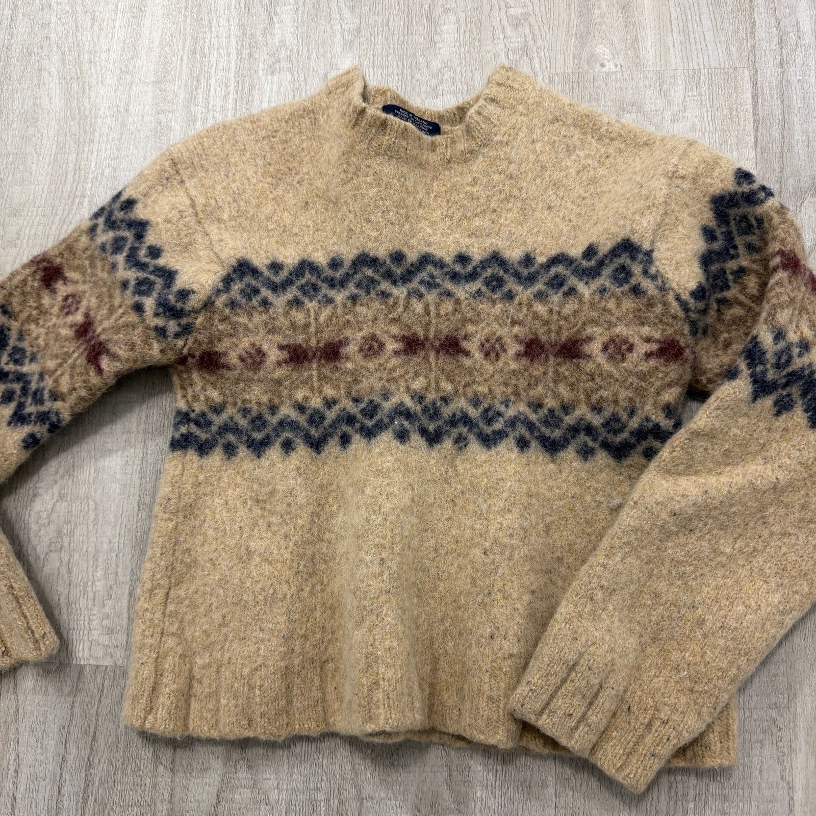 Tommy Hilfiger Vintage Tommy Hilfiger Wool Sweater Youth Large Fair Isle Size US L / EU 52-54 / 3 - 2 Thumbnail