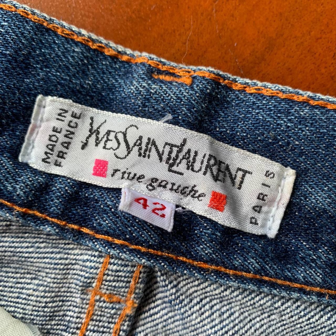 Vintage Yves Saint Laurent YSL Logo Pocket Rive Gauche Pants