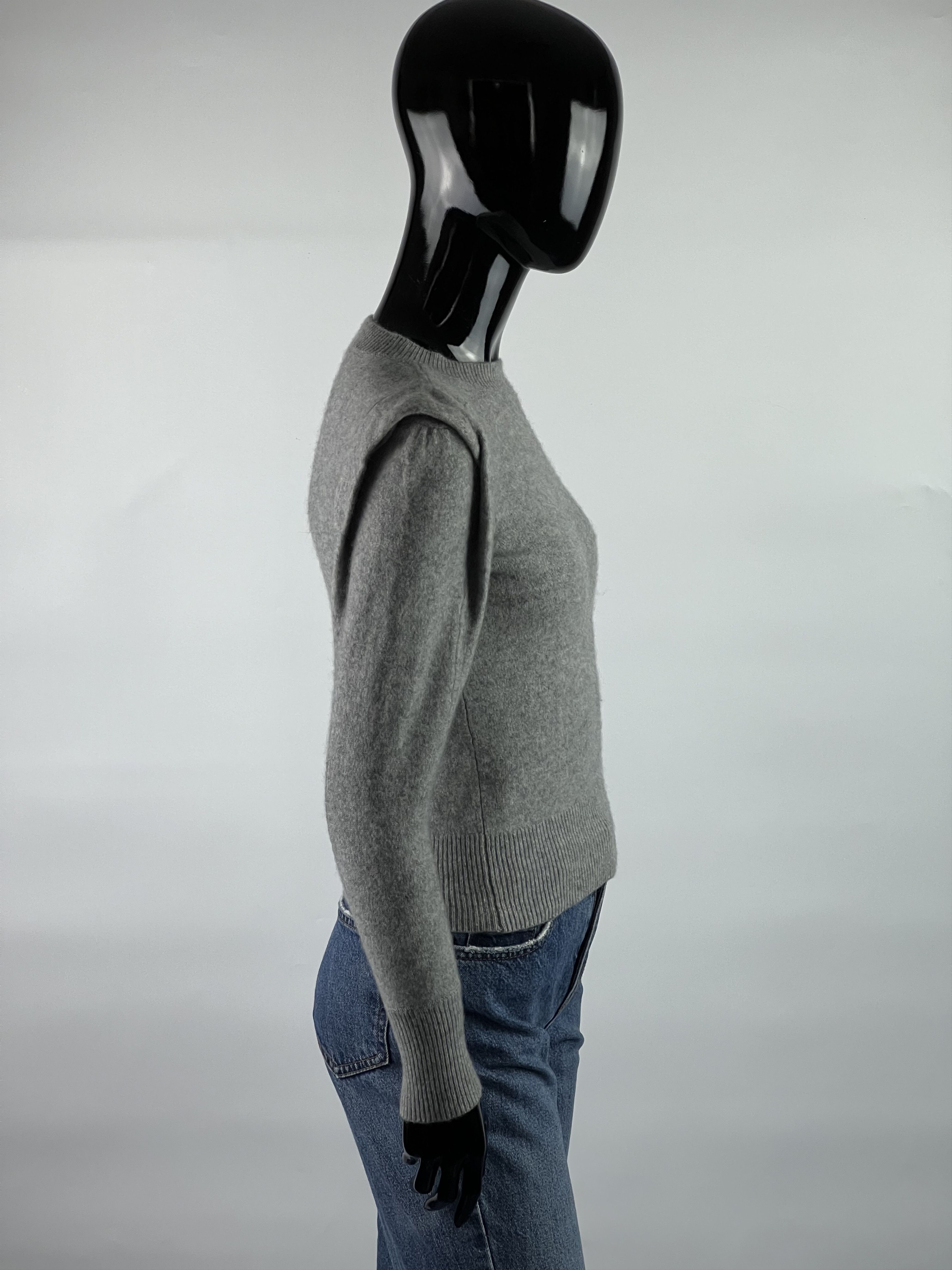 Frame Frame Ruffle-Shoulder 100% Cashmere Sweater Size XS Size XS / US 0-2 / IT 36-38 - 2 Thumbnail