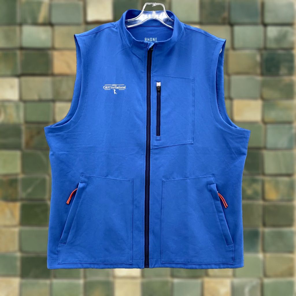 Rhone Rhone Vest Men's XL Blue Full Zip Softshell Jacket Outdoor Gorpcore Preppy Golf Shirt Size US XL / EU 56 / 4 - 1 Thumbnail