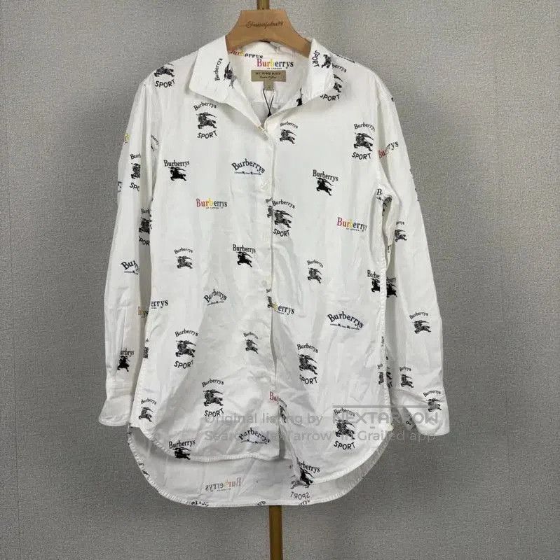 Burberry Burberry White Cotton Sport Shirt for Women. Size XS / US 0-2 / IT 36-38 - 1 Thumbnail