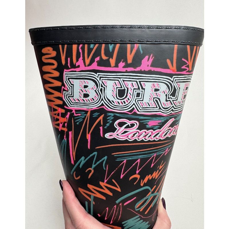 Burberry Burberry Black Doodle Graffiti Rubber Rain Boots Size 35 Size US 5 / IT 35 - 21 Thumbnail