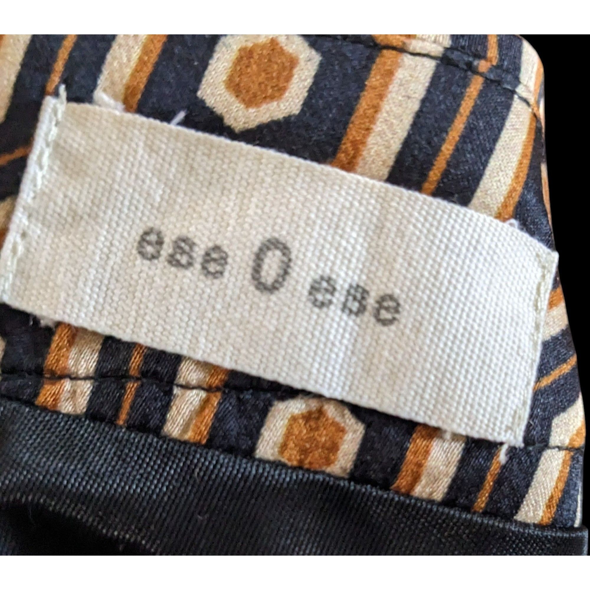 Other Ese0Ese Geometric Earth Tone Silky Brown Mini Skirt Size Med Size 30" / US 8 / IT 44 - 7 Thumbnail