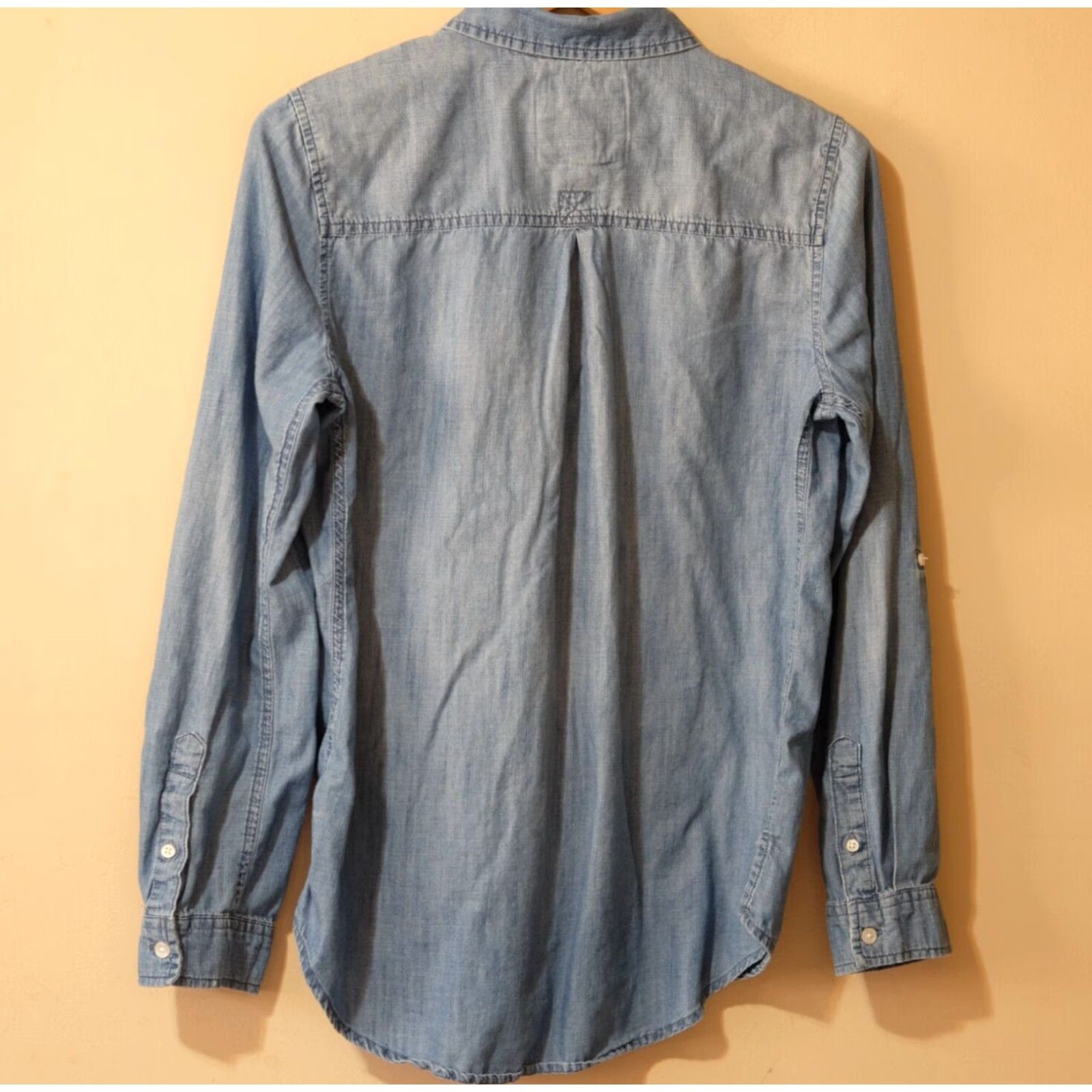 Vintage SO Perfectly Soft Perfectly You Relaxed Womens L Button-Up Shirt Blue Size L / US 10 / IT 46 - 5 Thumbnail